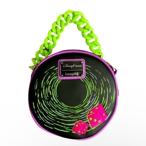 Loungefly Halloween Glow in the Dark Oogie Boogie Convertible Crossbody HandBag. - Picture 12 of 16